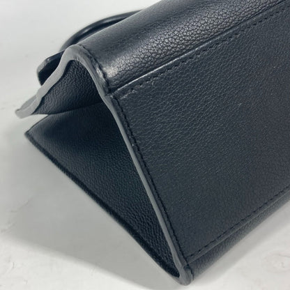 Louis Vuitton Handbag M55845 Grain Calfskin Leather Black Tote Bag Shoulder Bag Rock Me Tote Pm