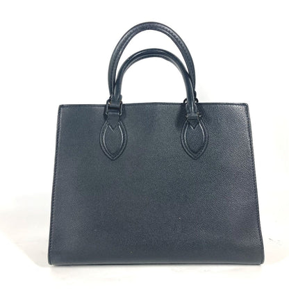 Louis Vuitton Handbag M55845 Grain Calfskin Leather Black Tote Bag Shoulder Bag Rock Me Tote Pm