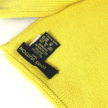 Louis Vuitton Scarf Cotton, Cashmere Yellow Lvcup Louis Vuitton Cup Logo Mens(Unisex)