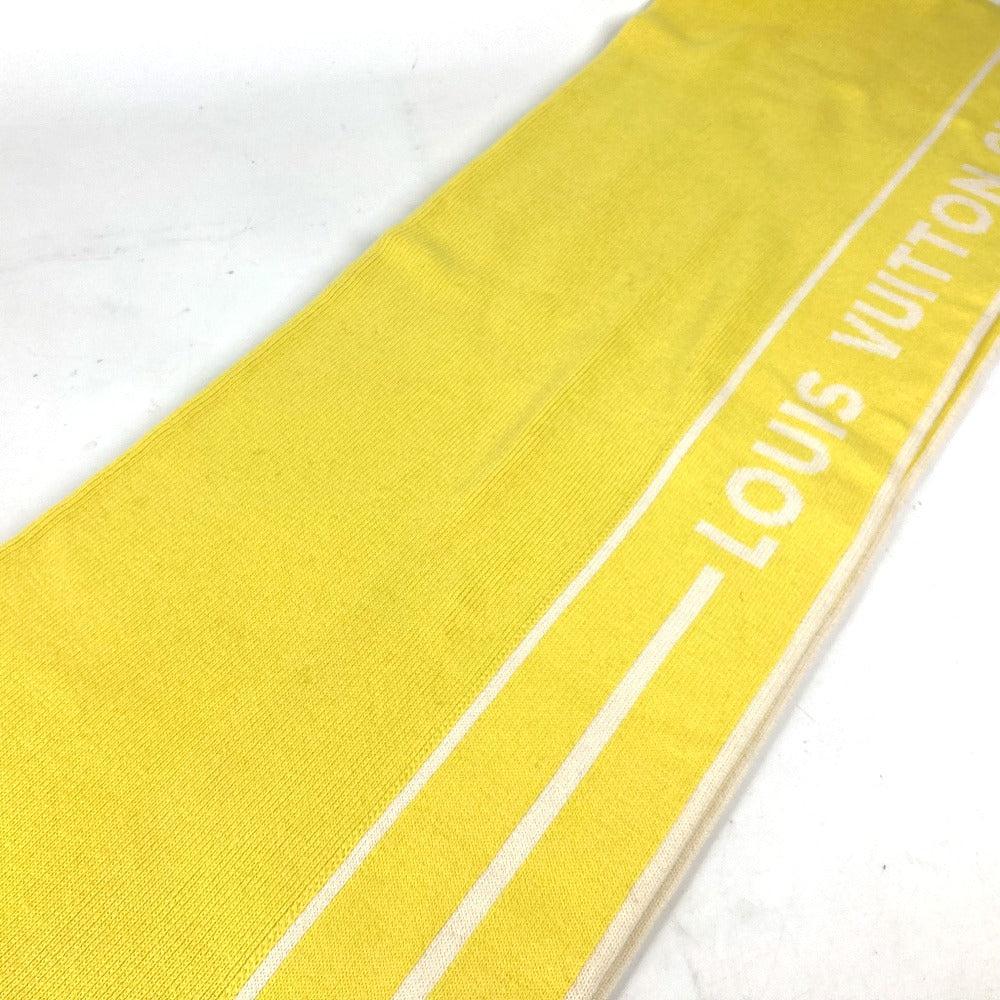 Louis Vuitton Scarf Cotton, Cashmere Yellow Lvcup Louis Vuitton Cup Logo Mens(Unisex)
