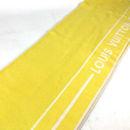 Louis Vuitton Scarf Cotton, Cashmere Yellow Lvcup Louis Vuitton Cup Logo Mens(Unisex)