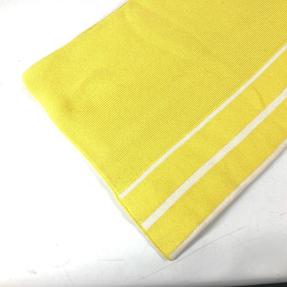Louis Vuitton Scarf Cotton, Cashmere Yellow Lvcup Louis Vuitton Cup Logo Mens(Unisex)