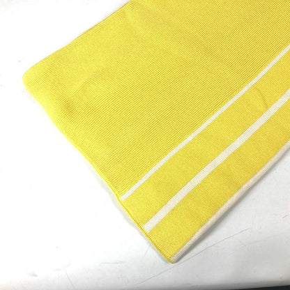 Louis Vuitton Scarf Cotton, Cashmere Yellow Lvcup Louis Vuitton Cup Logo Mens(Unisex)
