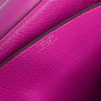 Hermes Clutch Bag Shave Purple Veru Women