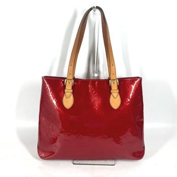 Louis Vuitton Shoulder Bag M91989 Monogram Vernis Red Monogram Vernis Brentwood Women