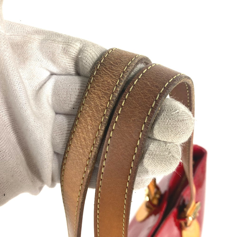Louis Vuitton Shoulder Bag M91989 Monogram Vernis Red Monogram Vernis Brentwood Women