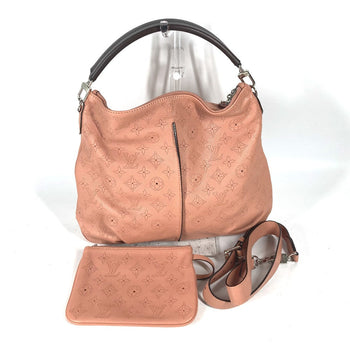Louis Vuitton Shoulder Bag M94276 Monogram Mahina Leather Pink Monogram Mahina Serene Pm Women