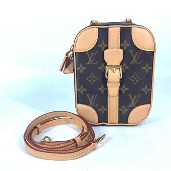 Louis Vuitton Shoulder Bag M68623 Monogram Canvas Brown Monogram Varisette Vertical Unisex(Unisex)