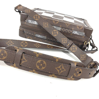 Louis Vuitton Shoulder Bag M20871 Canvas, Pvc Brown Monogram Chess Slim Soft Trunk
