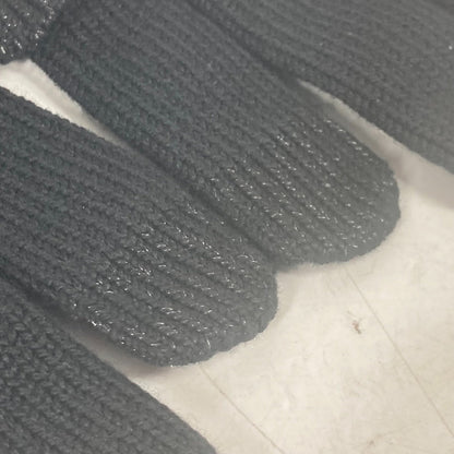 Louis Vuitton Gloves M7824I Wool, Cotton Black Touch-Screen Compatible Fingertips Globe Damier