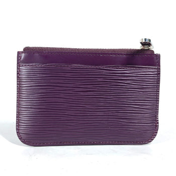 Louis Vuitton Coin Case M6660K Epi Leather Purple Epi Pochette Cle Nm Women(Unisex)