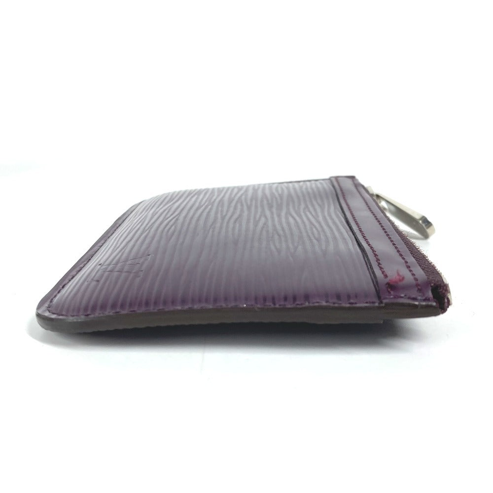 Louis Vuitton Coin Case M6660K Epi Leather Purple Epi Pochette Cle Nm Women(Unisex)