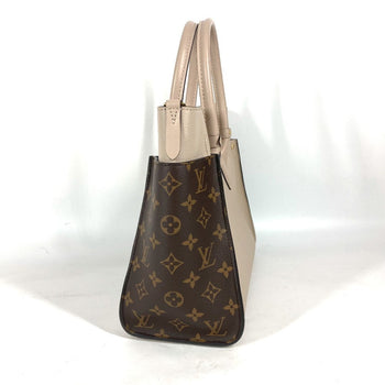 Louis Vuitton Shoulder Bag M58485 Calf Leather, Monogram Canvas Beige Type Monogram On My Side Mm