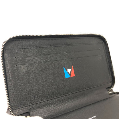 Louis Vuitton Long Wallet Purse M62643 Epi Leather Black Epi Zippy Organizer Nm Mens