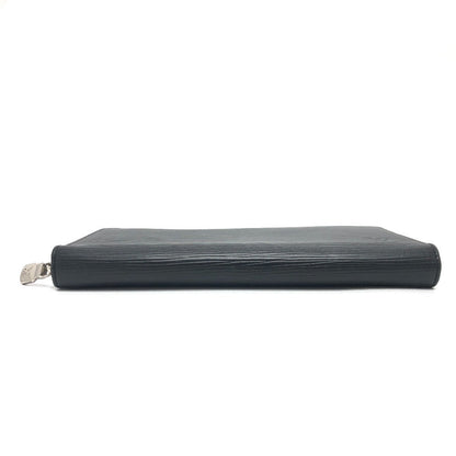 Louis Vuitton Long Wallet Purse M62643 Epi Leather Black Epi Zippy Organizer Nm Mens