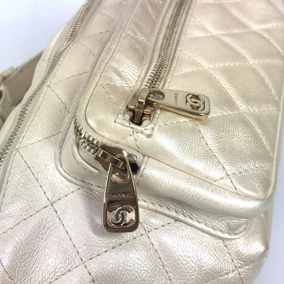 Chanel Sling Bag As0556 Leather Champagne Gold Bags, Waist Bags, 2-Way Bags, Handbags Cc Coco Mark