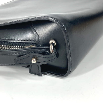 Cartier Business Bag Leather Black Must Line Logo Mens