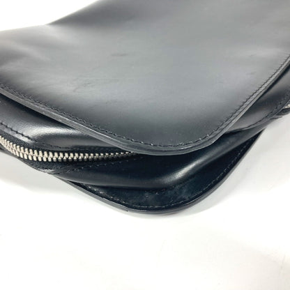Cartier Business Bag Leather Black Must Line Logo Mens
