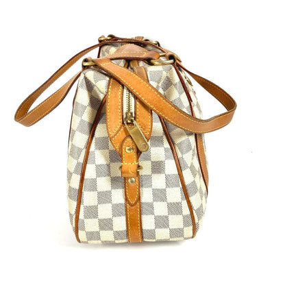 Louis Vuitton Shoulder Bag N42220 Damier Azur Canvas White Damier Azur Stresa Pm Women