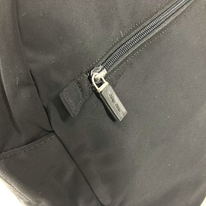 Miumiu Business Bag Nylon Black Women