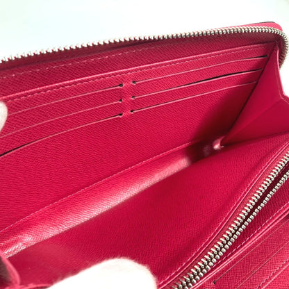 Louis Vuitton Long Wallet Purse M62580 Epi Leather Pink Epi Zippy Wallet Women