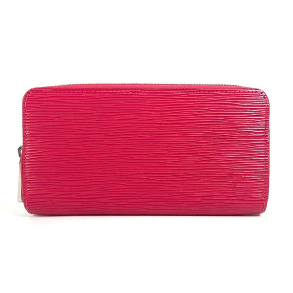 Louis Vuitton Long Wallet Purse M62580 Epi Leather Pink Epi Zippy Wallet Women