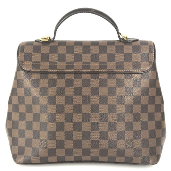 Louis Vuitton Handbag N41168 Damier Canvas Brown Damier Bergamo Mm Women