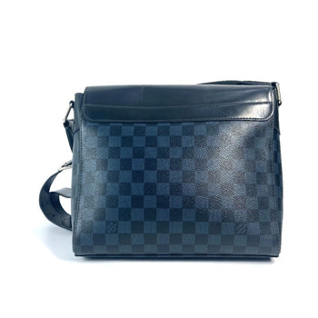Louis Vuitton Shoulder Bag N41587 Damier Cobalt Canvas Navy Damier Cobalt Newport Messenger Pm