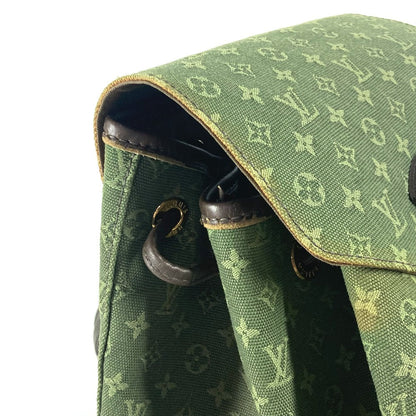 Louis Vuitton Backpack M92456 Monogram Mini Canvas Khaki Monogram Mini Montsouris Gm Unisex(Unisex)