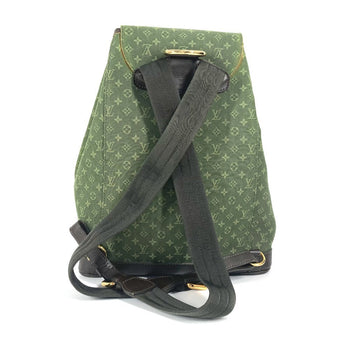 Louis Vuitton Backpack M92456 Monogram Mini Canvas Khaki Monogram Mini Montsouris Gm Unisex(Unisex)