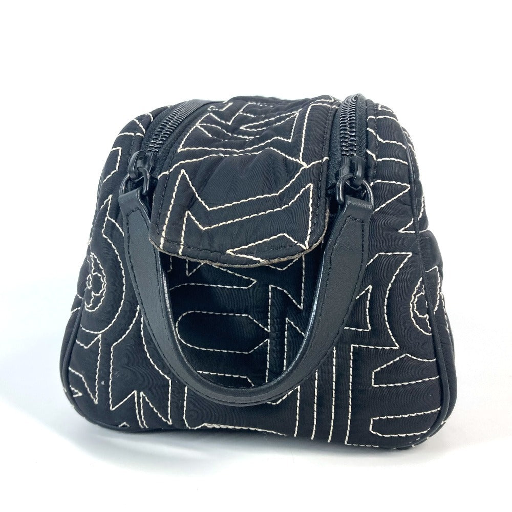Louis Vuitton Clutch Bag M21435 Nylon Black Lv Snow Collection Dopp Kit Mens