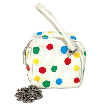 Louis Vuitton Handbag Monogram Ann Platt Leather White Yayoi Kusama Lvxyk China Limited Monogram