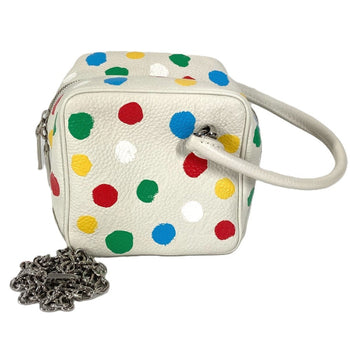 Louis Vuitton Handbag Monogram Ann Platt Leather White Yayoi Kusama Lvxyk China Limited Monogram
