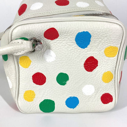 Louis Vuitton Handbag Monogram Ann Platt Leather White Yayoi Kusama Lvxyk China Limited Monogram