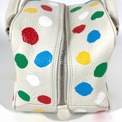 Louis Vuitton Handbag Monogram Ann Platt Leather White Yayoi Kusama Lvxyk China Limited Monogram