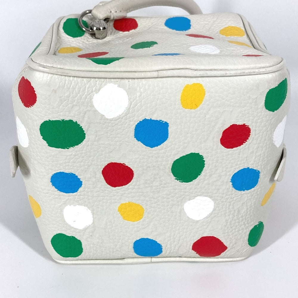 Louis Vuitton Handbag Monogram Ann Platt Leather White Yayoi Kusama Lvxyk China Limited Monogram