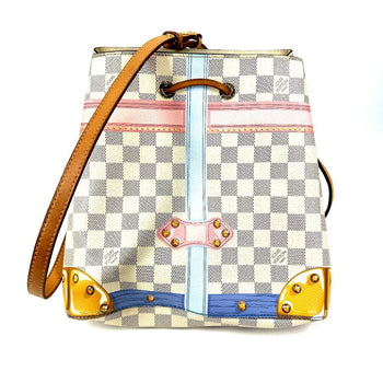 Louis Vuitton Shoulder Bag N41066 Damier Azur Canvas White Damier Azur Summer Trunk Neonoe