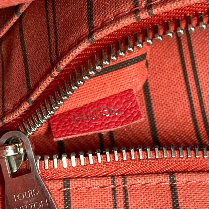 Louis Vuitton Handbag M42711 Monogram Ann Platt Leather Red Type Monogram Ann Platt Ponneuf Mm