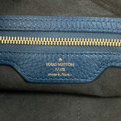 Louis Vuitton Handbag M97061 Monogram Ann Platt Leather Blue Type Monogram Ann Platt Seals Mm