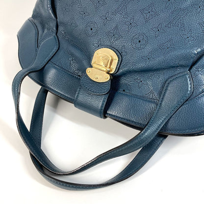 Louis Vuitton Handbag M97061 Monogram Ann Platt Leather Blue Type Monogram Ann Platt Seals Mm