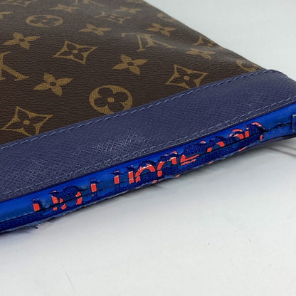 Louis Vuitton Clutch Bag M63048 Monogram Canvas Brown Monogram Pochette Apollo Unisex(Unisex)