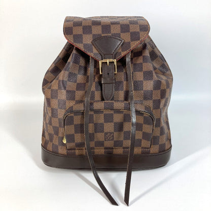Louis Vuitton Backpack N51143 Damier Canvas Brown Damier Montsouris Mm Sp Order Unisex(Unisex)