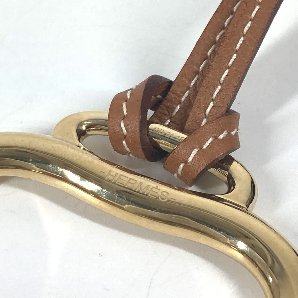 Hermes Necklace Metal, Leather Gold Bookluri