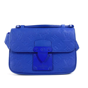 Louis Vuitton Sling Bag M58486 Taurillon Clemence Leather Blue Monogram Taurillon Clemence S-Lock