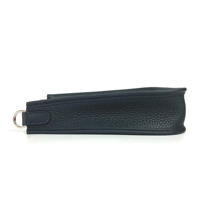 Hermes Shoulder Bag Taurillon Clemence Black Long Evelyn Tpm Amazone Unisex(Unisex)