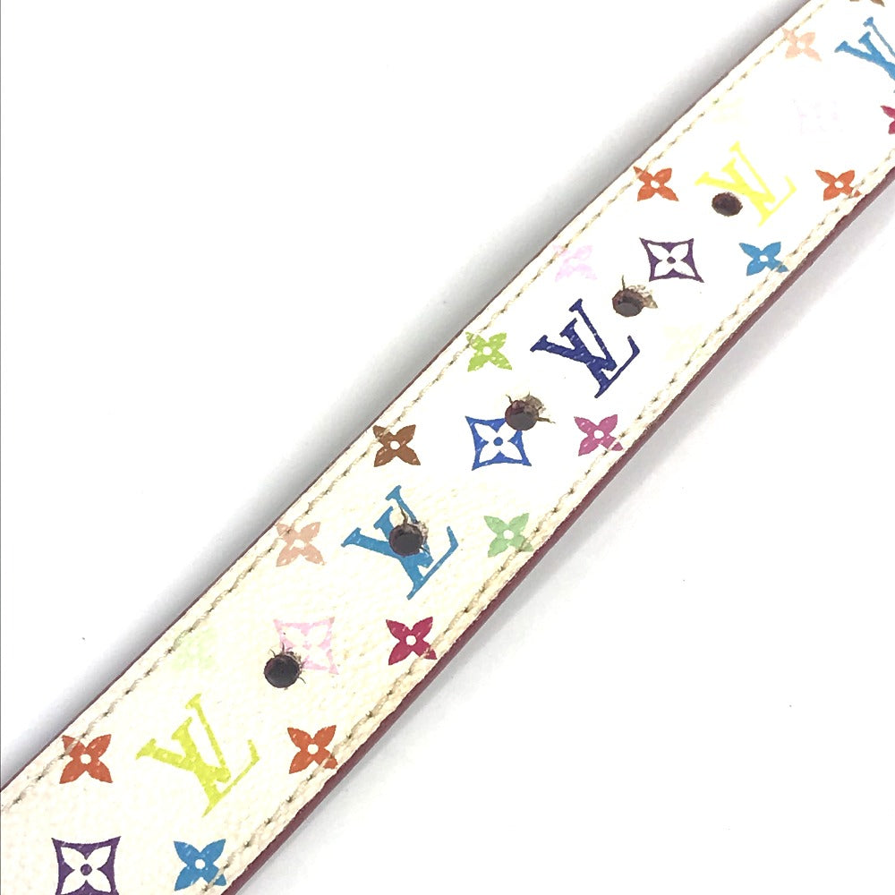 Louis Vuitton Belt M9682W Monogram Multicolor Canvas White Monogram Multicolor Sun Tulle Lv Cut 80