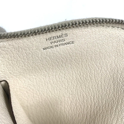 Hermes Coin Case Shave White Paddock Cheval Horse Women