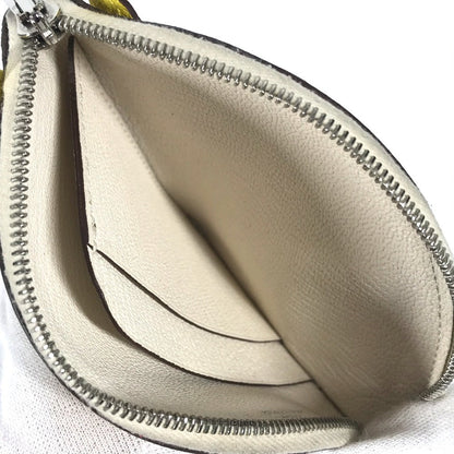 Hermes Coin Case Shave White Paddock Cheval Horse Women