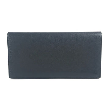 Cartier Long Wallet Purse Leather Black Must Line Logo Mens(Unisex)