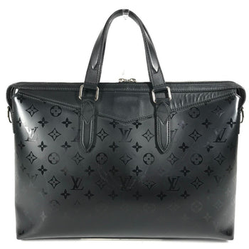 Louis Vuitton Business Bag M40529 Leather Black Monogram Illusion Briefcase